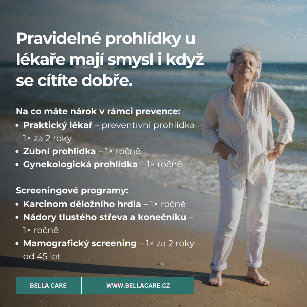 Proč mají pravidelné preventivní prohlídky smysl i když se cítíte dobře?
